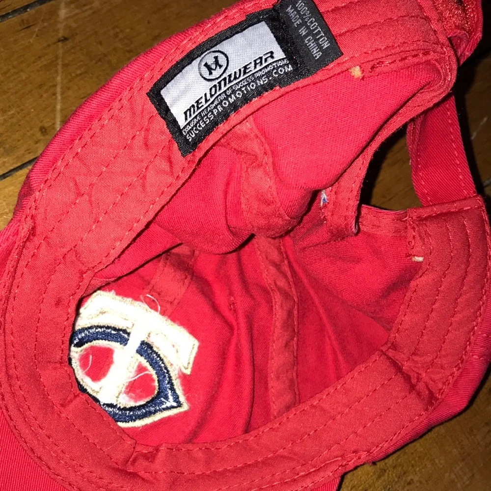 Minnesota Twins Red Baseball Cap with TC Logo